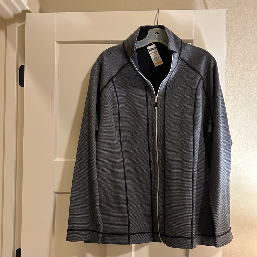 Kirkland Signature Women's Dark Gray Zip-Up Jacket